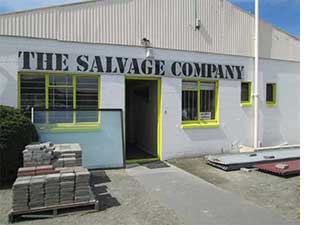 the salvage company entrance